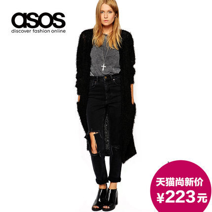 ASOS Petite 女装新款 毛茸长款开衫|523439