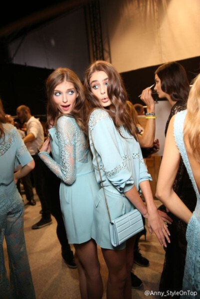 Backstage. Elie Saab S/S 2015