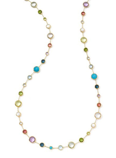 Ippolita 18k彩色宝石项链