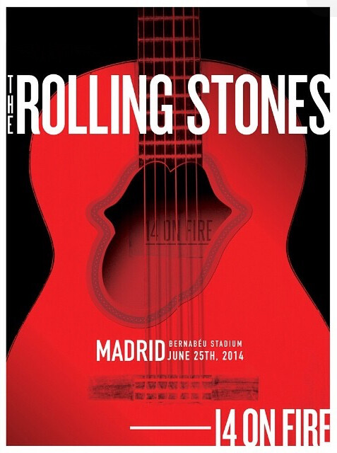 “ the Rolling Stones 14 on fire tour ” Poster