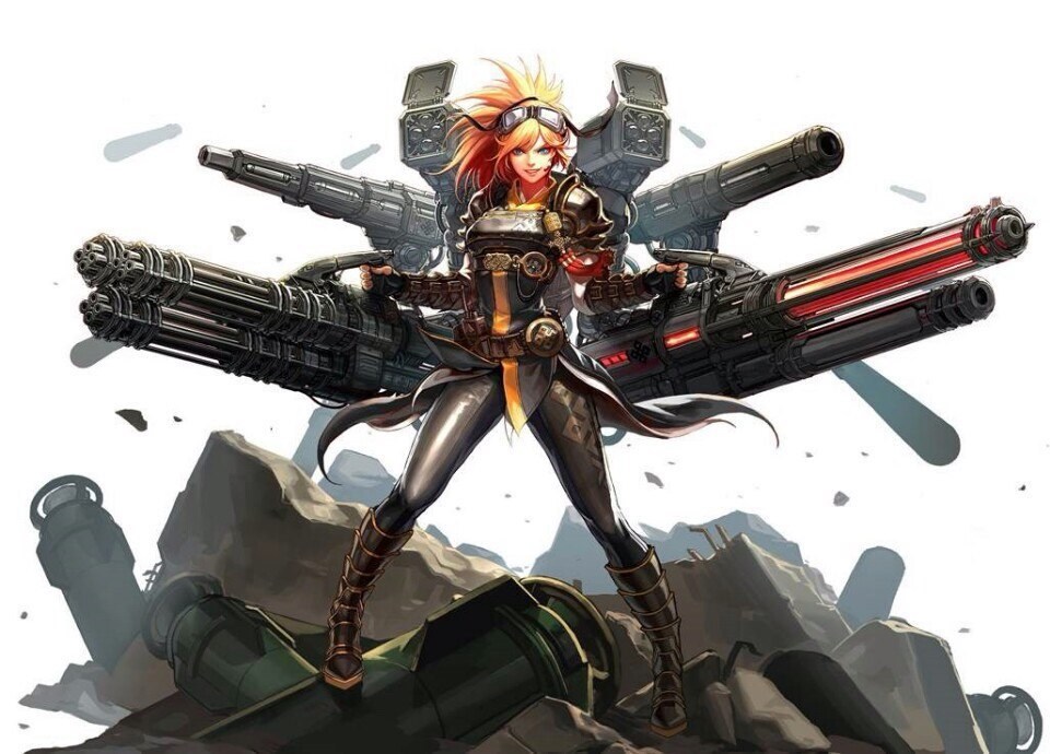 女大枪风暴骑兵