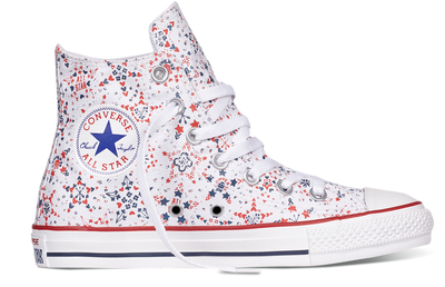 匡威 Converse Chuck Taylor All Star 铆钉装饰印花 女款 粉色