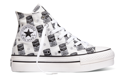 Chuck Taylor All Star Platform X Andy Warhol 联名款波普风