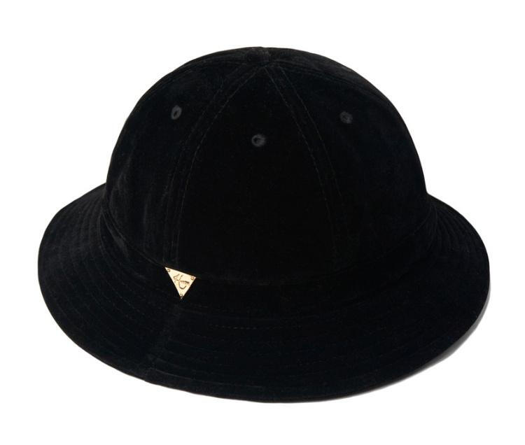 HATER ROYAL BLUE VELVET BUCKET HAT 黑 平绒 渔夫帽