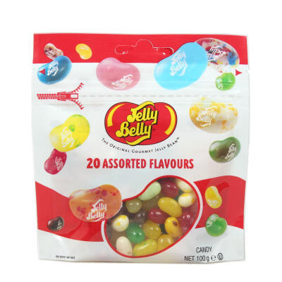 美国进口 Jelly Belly吉力贝 什锦口味糖果100g杂锦果汁软糖