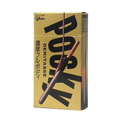 日本 固力果glico pocky 金装浓厚咖啡巧克力百奇饼干棒40g5065