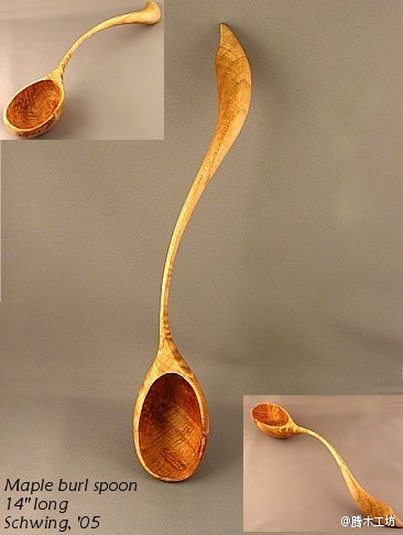 Spoons carved by Terry Widner.