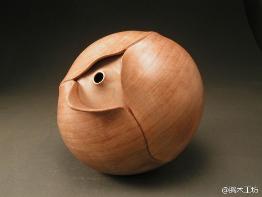 Woodturned Intarsia Sculpture - Heidi Rupprecht.