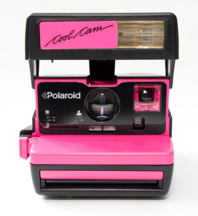 宝丽来 polaroid一次成像拍立得艳粉色 COOL CAM 600相机 箱说全