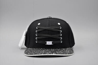 Lacer Headwear 鞋带帽 黑色泼墨帽檐 SNAPBACK