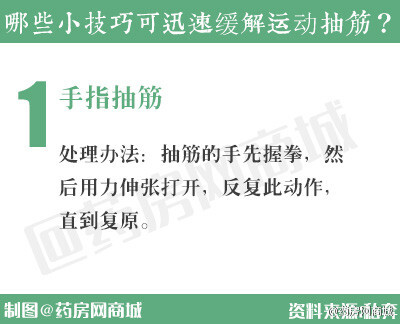 【哪些小技巧可以迅速缓解运动抽筋？】在平时运动中，不仅有时会小腿抽筋，手臂也会出现抽筋现象。那么遇到不同部位抽筋，有什么不同处理办法呢？爱运动的孩子们！详解戳图↓