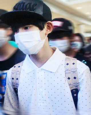 TFBOYS王源同款翻领T恤TF少年GO第三季王源王俊凯韩版修身polo衫