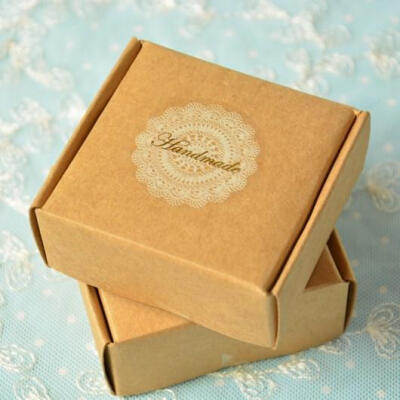 薄款zakka复古牛皮纸包装盒 饰品盒 礼品盒 手工皂盒 样品盒