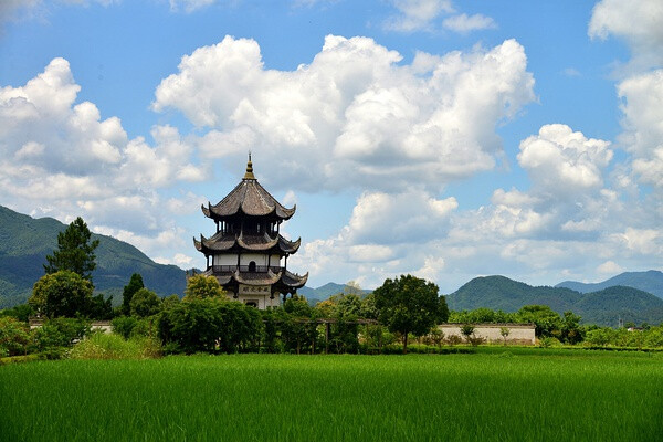 【美丽的中国】桃花潭，文昌阁。