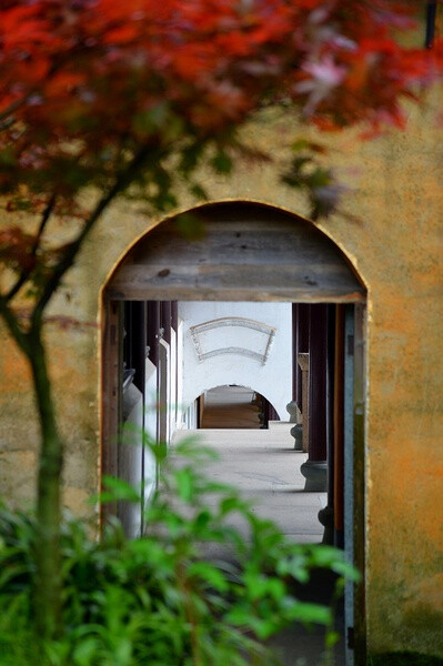 【美丽的中国】万年禅寺，空廊。