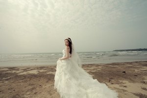 婚紗照 海邊-經典復古感婚紗照by Linli Wedding