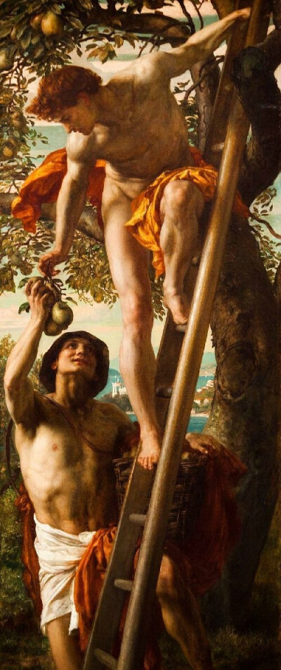 英国古典主义画家Sir Edward John Poynter (1836-1919)作品欣赏