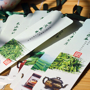 满包邮中国古典古风名茶名壶纸质书签书夹10张茶文化创意礼物礼品