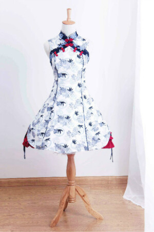 君聆_中华风lolita 中国风连衣裙－行云止水－jsk展示页面