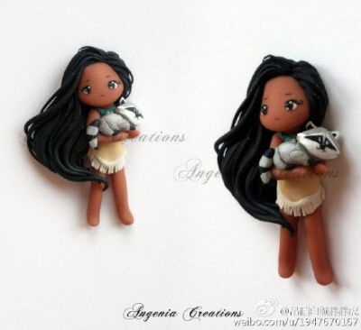 polymer clay pocahontas