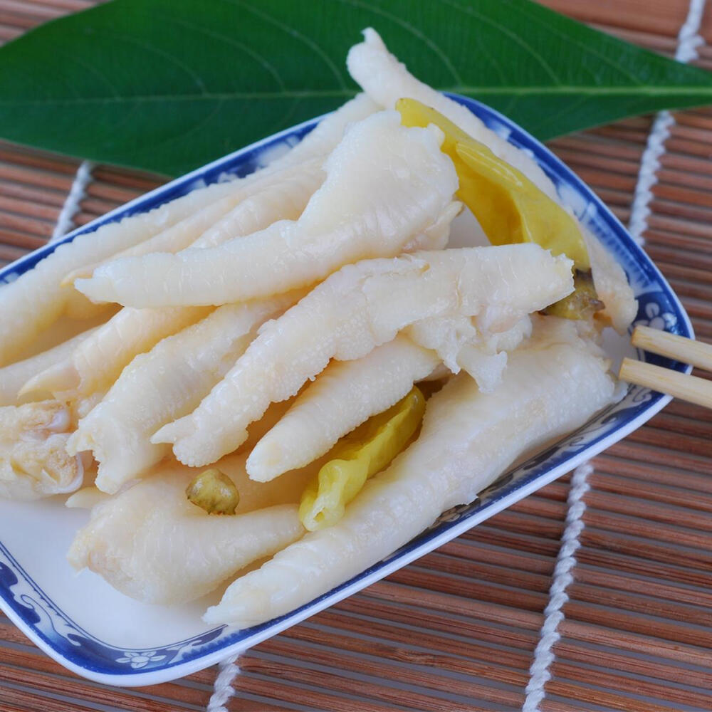 亮嘴 泡椒凤爪 散装 重庆特产 鸡爪 休闲食品美食小吃 微辣1000g