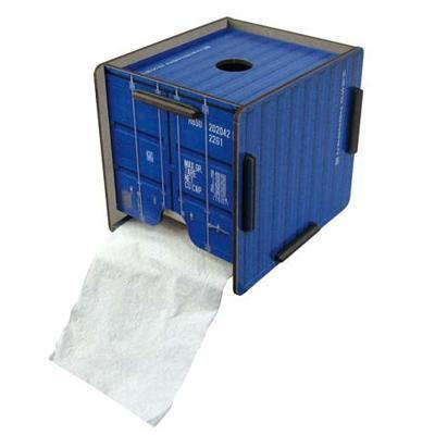 玩意生活 德国Werkhaus 集装箱造型卫生纸盒 德国制造 环保材质