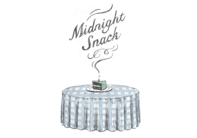 日本插画家Maori Sakai毛利酒井的手绘动画 Midnight Snack