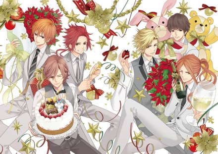 2014年-2015年 OVA 全2卷 #BROTHERS CONFLICT# 第2巻『本命』情报公开，2015年2月11日发售，CAST：佐藤利奈、平川大輔、鈴村健一、鳥海浩輔、武内健、小野大輔、浪川大輔、梶裕貴、神谷浩史【第1巻『聖夜』2014/12/19发售，图为第1卷豪華版&amp;amp;通常版封面