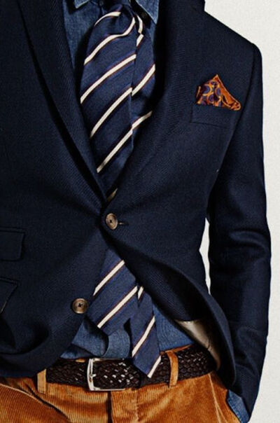 24. Your tie should JUST reach the waistband of your trousers, or be slightly shorter. #ties #mens fashion 2014