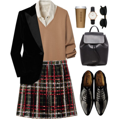 #schoolgirl #90s #uniform #plaid #school