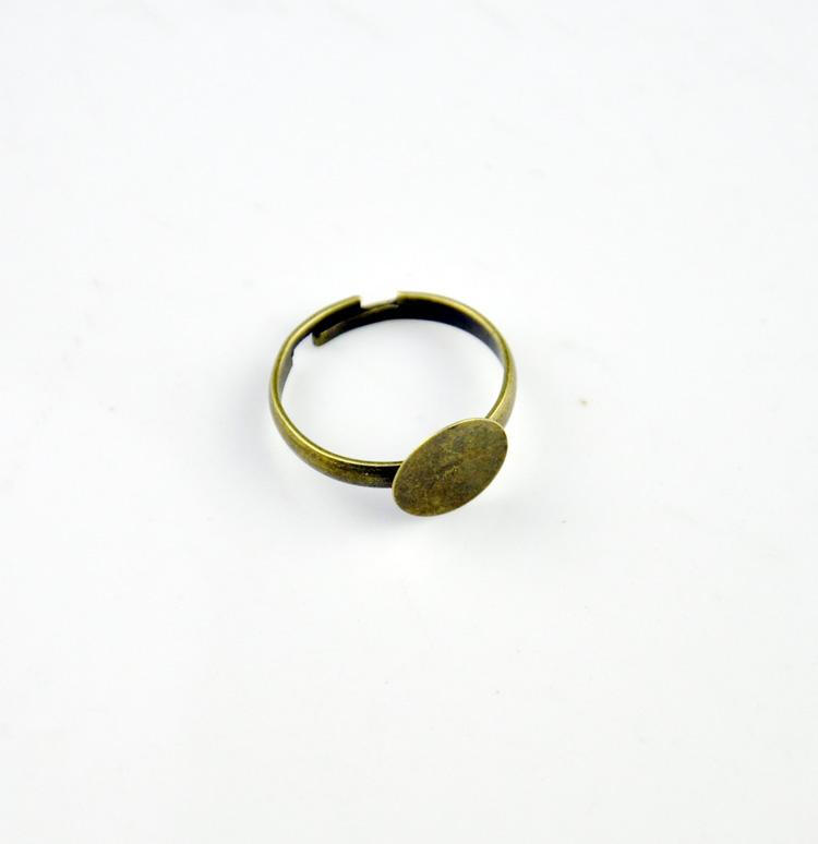 古铜戒指托苏朵手工sodoo羊毛毡戳戳乐DIY材料金属小配件零件