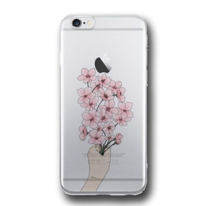 D.PARKS iphone6 保护壳苹果 6Plus 手机壳保护套 樱花束 韩国