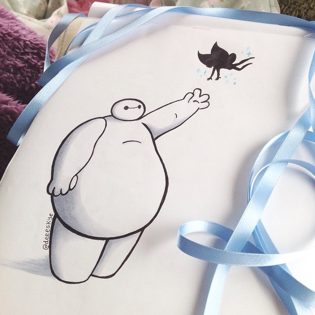 Baymax with a fairy :)