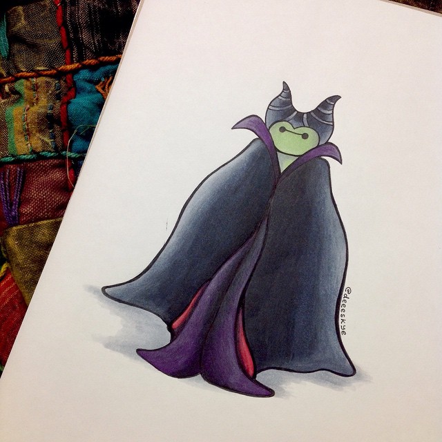 Baymax as Maleficent :)