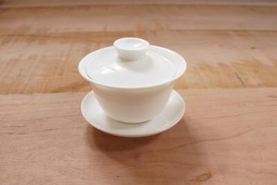 木墨MUMO 德化瓷 盖碗 象牙白盖碗茶具