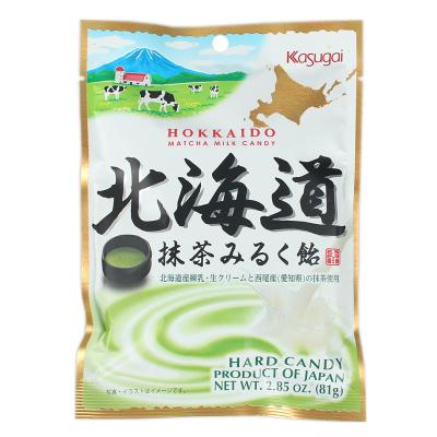 日本进口春日井kasugai抹茶口味牛奶糖北海道炼乳糖袋装 81g 现货