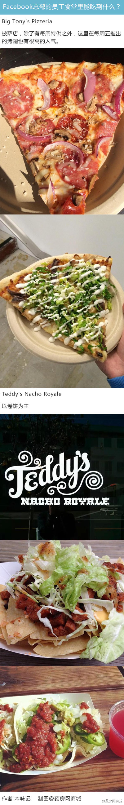 你想知道，Facebook总部的员工食堂里能吃到什么？看完饿哭了#全程高能#