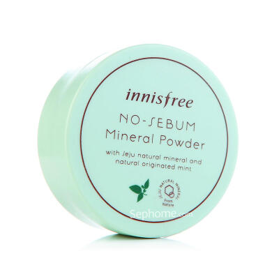 香港直发Innisfree悦诗风吟 矿物薄荷细致毛孔控油防汗蜜粉5g