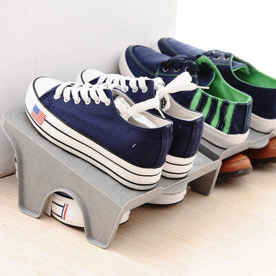 日本FaSoLa创意收纳简易欧式塑料简约鞋架鞋店鞋柜空间大师收纳架