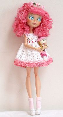 OOAK-Custom-Ever-After-High-Monster-High-doll-C-A-Cupid-repaint-Dolly