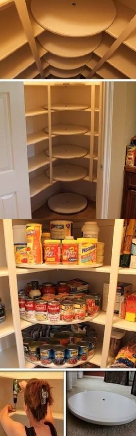 Organize Your Pantry: DIY Lazy Susan Pantry