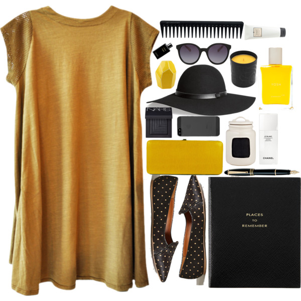 A fashion look from September 2014 featuring mesh dress, loafers flats and snake skin bag. Browse and shop related looks.