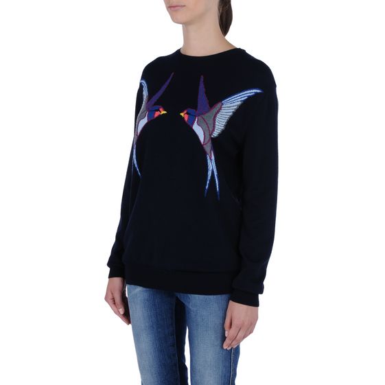 STELLA McCARTNEY, Sweater, Swallow Crew Neck Jumper