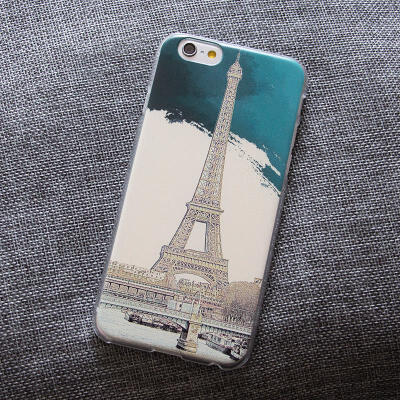 iphone6 Plus保护套欧美风复古巴黎铁塔苹果iphone5S手机壳薄硬壳