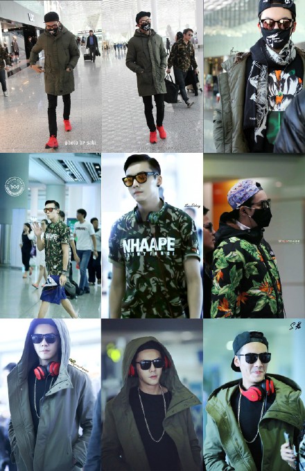 #陈伟霆# 【William Chan's Airport Fashion Show】一直就想做这个来着....选了威廉从2014年7月份到2015年2月份八个月间40套机场私服合集 大致按照色系拼了下图 对图本身没有任何改动 最后一张图有标明每张图的出处 太喜欢威廉的私服了TAT 每个风格都超好看TAT 图片请点击大图看