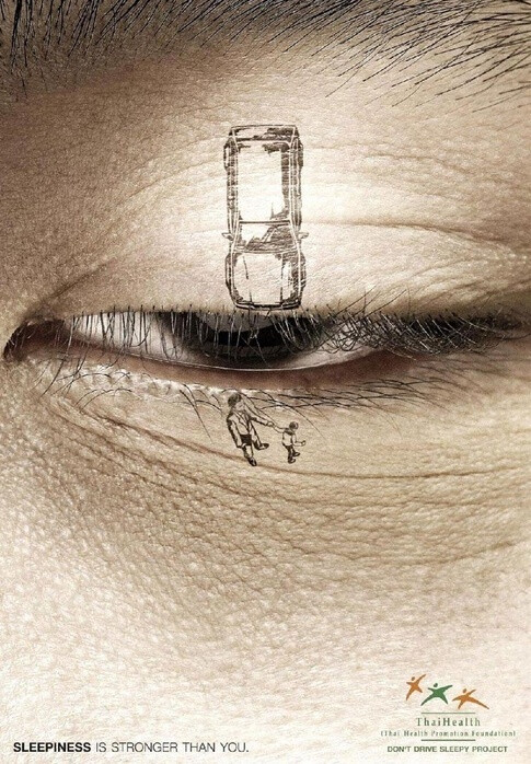 Sleepiness Is Stronger Than You. Don’t Drive Sleepy.