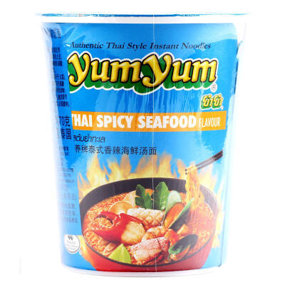 泰国养养yumyum 香辣海鲜味方便面 杯面 浓郁鲜香 回味无穷