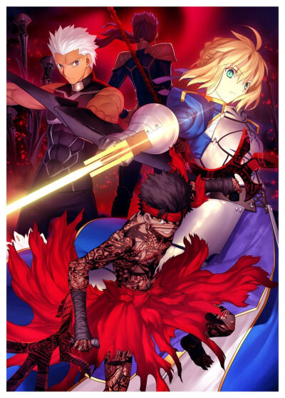 PS Vita版「Fate/hollow ataraxia」限定版 sofmap的預(yù)約特典為「武內(nèi) 崇 氏」繪B2掛畫