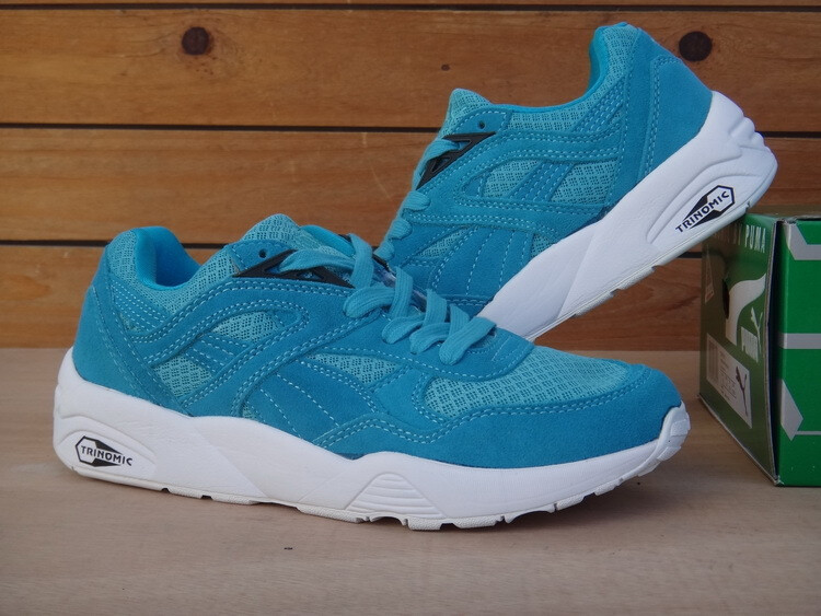 【全】 海湾蓝 PUMA X BWGH R698 Trinomic 陈冠希限量复古慢跑鞋休闲鞋 情侣款36-45码PUMA 海湾蓝 (6)