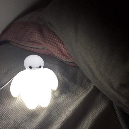 Baymax Led小台灯，放在床头，瞬间感觉被治愈了